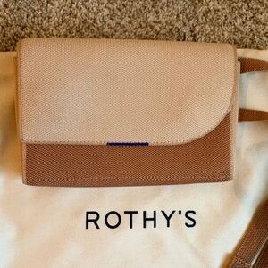 Rothy's The Belt Bag in Biscotti Brown Tan Beige EUC